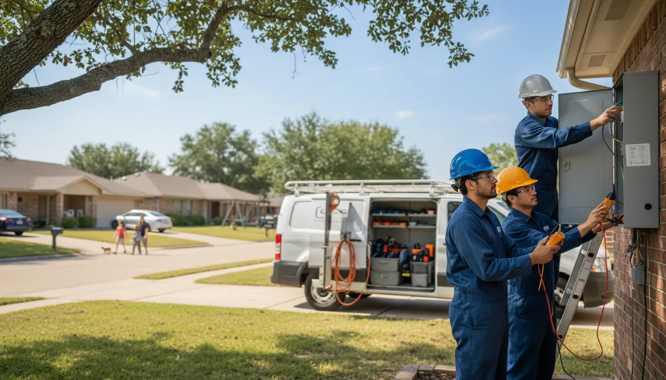 Certified electrician providing emergency electrical services in Willow Wood, OH